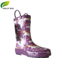 Kids Rubber Boots With Printed Elements